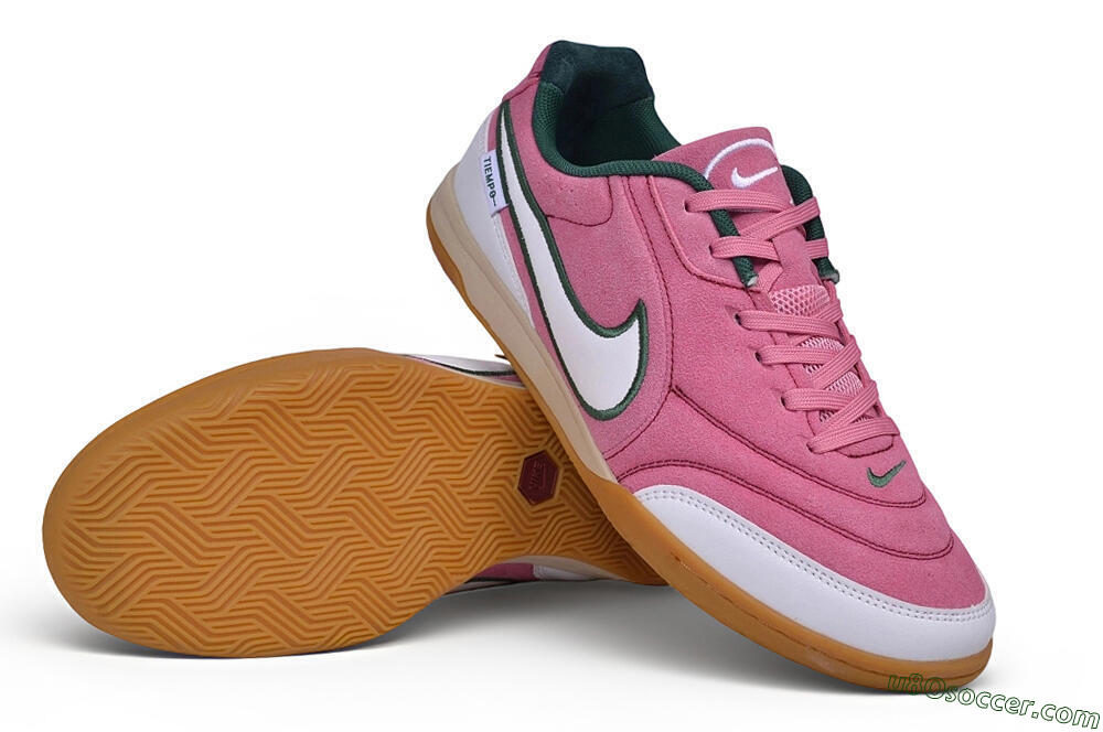 Nike Tiempo Streetgato Prm IC Indoor & Futsal Soccer Shoes - Pink/Berry Pink/Summit White 3