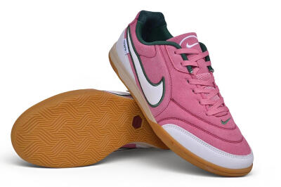 Nike Tiempo Streetgato Prm IC Indoor & Futsal Soccer Shoes - Pink/Berry Pink/Summit White