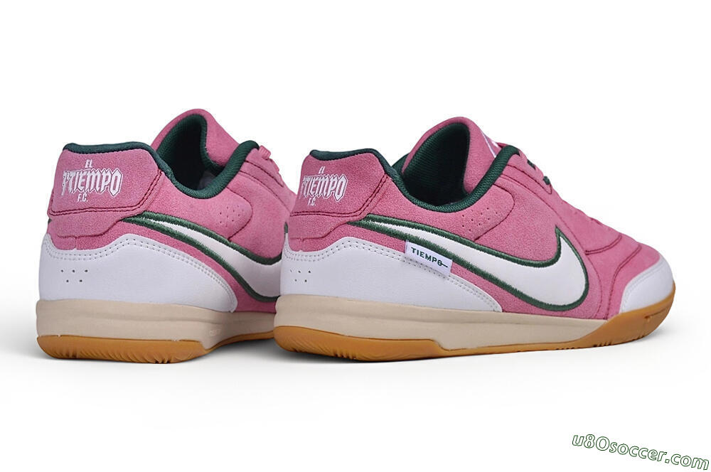 Nike Tiempo Streetgato Prm IC Indoor & Futsal Soccer Shoes - Pink/Berry Pink/Summit White 6