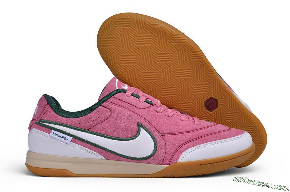 Nike Tiempo Streetgato Prm IC Indoor & Futsal Soccer Shoes - Pink/Berry Pink/Summit White 1