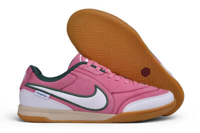 Nike Tiempo Streetgato Prm IC Indoor & Futsal Soccer Shoes - Pink/Berry Pink/Summit White