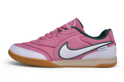 Nike Tiempo Streetgato Prm IC Indoor & Futsal Soccer Shoes - Pink/Berry Pink/Summit White