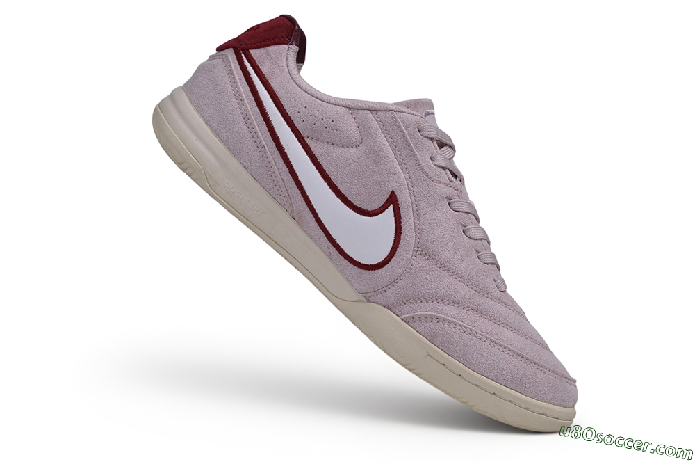 Nike Tiempo Streetgato Prm IC Indoor & Futsal Soccer Shoes - Purple/Dusty Purple/Deep Burgundy 4