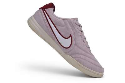 Nike Tiempo Streetgato Prm IC Indoor & Futsal Soccer Shoes - Purple/Dusty Purple/Deep Burgundy