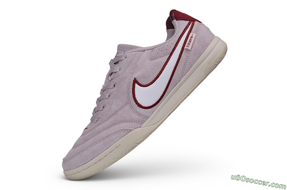 Nike Tiempo Streetgato Prm IC Indoor & Futsal Soccer Shoes - Purple/Dusty Purple/Deep Burgundy 5