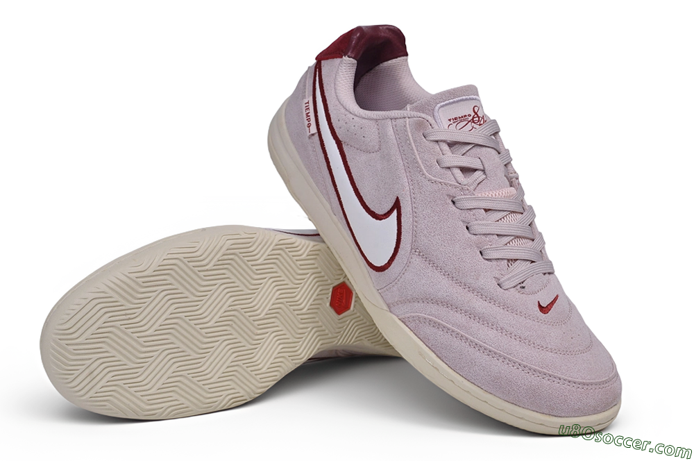 Nike Tiempo Streetgato Prm IC Indoor & Futsal Soccer Shoes - Purple/Dusty Purple/Deep Burgundy 3