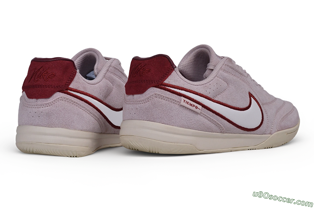 Nike Tiempo Streetgato Prm IC Indoor & Futsal Soccer Shoes - Purple/Dusty Purple/Deep Burgundy 6