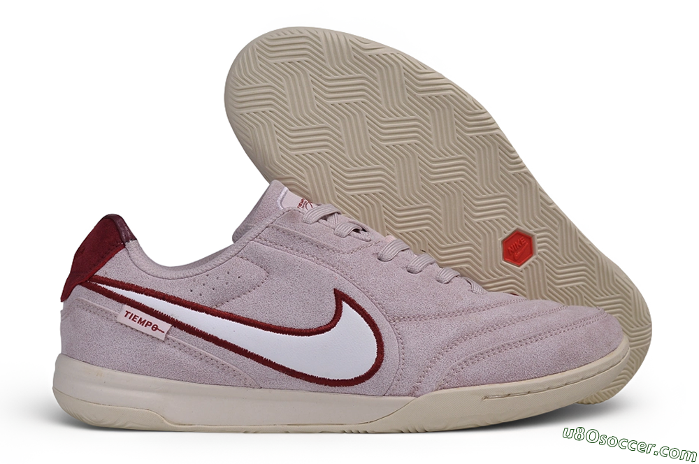 Nike Tiempo Streetgato Prm IC Indoor & Futsal Soccer Shoes - Purple/Dusty Purple/Deep Burgundy 1