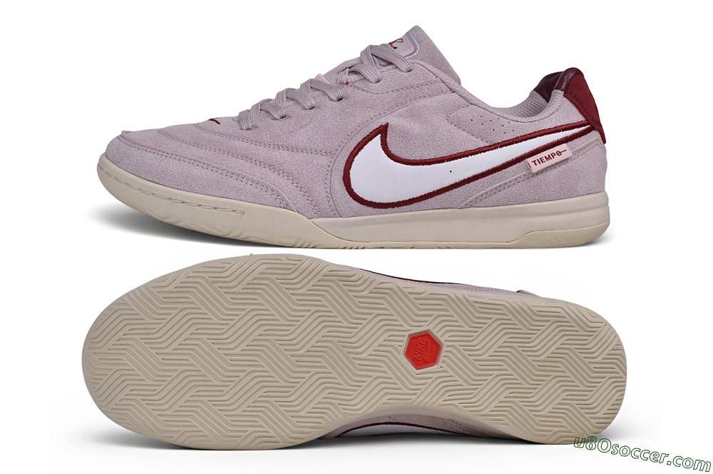 Nike Tiempo Streetgato Prm IC Indoor & Futsal Soccer Shoes - Purple/Dusty Purple/Deep Burgundy 0