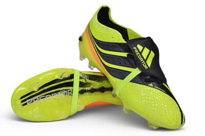 Adidas Predator 27 Elite Fold-Over Tongue FG Firm Ground Soccer Cleats - Yellow/Solar Yellow/Core Black