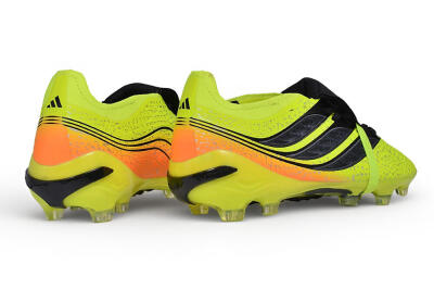 Adidas Predator 27 Elite Fold-Over Tongue FG Firm Ground Soccer Cleats - Yellow/Solar Yellow/Core Black