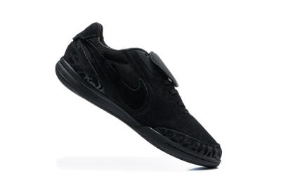 Nike Tiempo Streetgato Prm IC Indoor & Futsal Soccer Shoes - Black/Triple Black/Matte Black