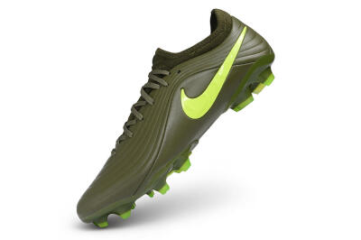 Nike Tiempo Legend 11 Elite FG Firm Ground Soccer Cleats - Green/Olive Green/Volt Yellow