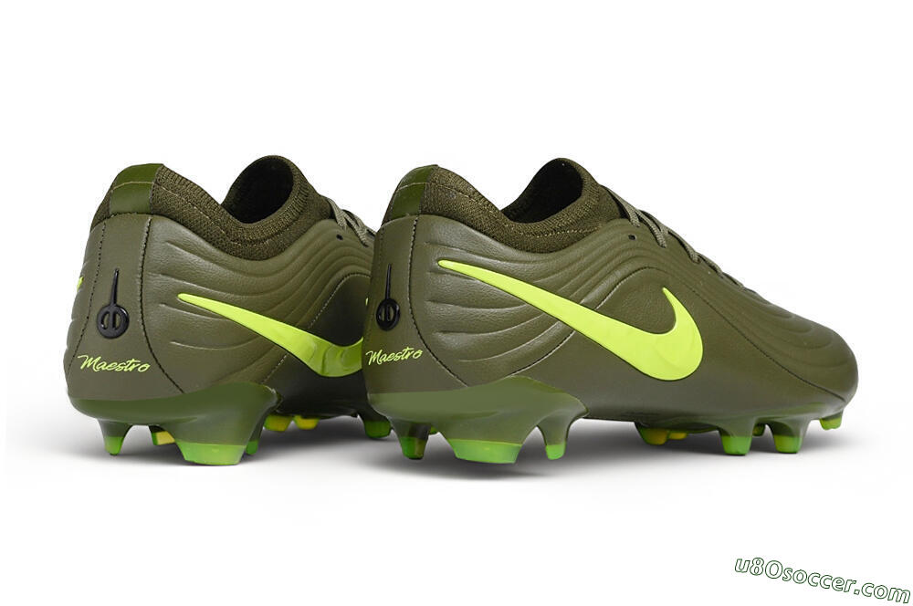 Nike Tiempo Legend 11 Elite FG Firm Ground Soccer Cleats - Green/Olive Green/Volt Yellow 6
