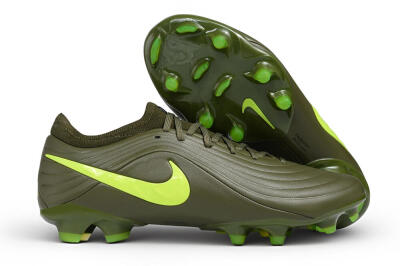 Nike Tiempo Legend 11 Elite FG Firm Ground Soccer Cleats - Green/Olive Green/Volt Yellow