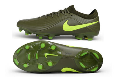 Nike Tiempo Legend 11 Elite FG Firm Ground Soccer Cleats - Green/Olive Green/Volt Yellow