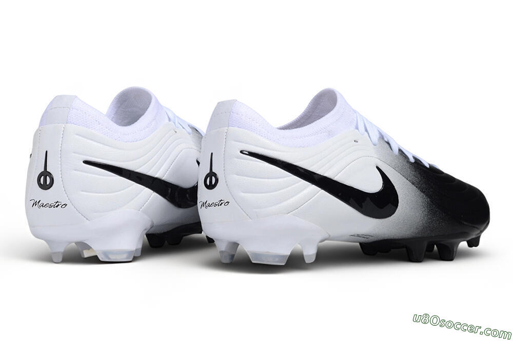 Nike Tiempo Legend 11 Elite FG Firm Ground Soccer Cleats - White/Black/White Fade 6