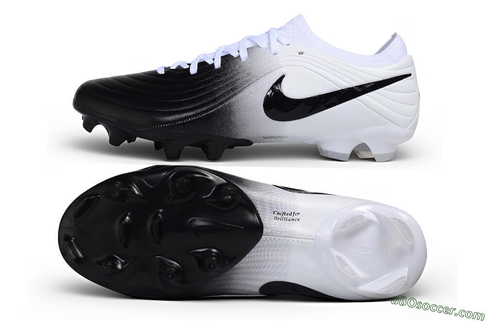 Nike Tiempo Legend 11 Elite FG Firm Ground Soccer Cleats - White/Black/White Fade 0