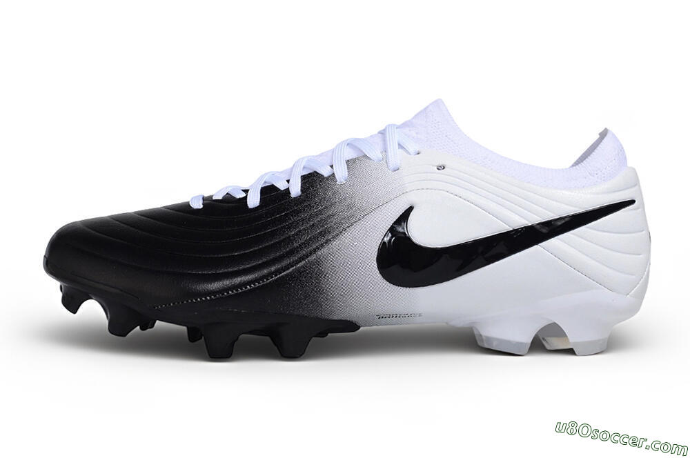 Nike Tiempo Legend 11 Elite FG Firm Ground Soccer Cleats - White/Black/White Fade 2