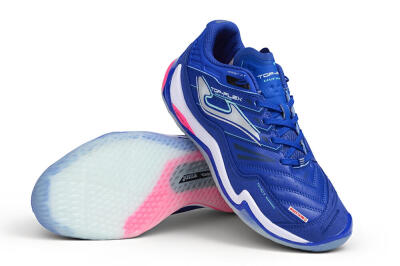 Joma Top Flex IC Indoor & Futsal Soccer Shoes - Blue/Royal Blue/Electric Pink