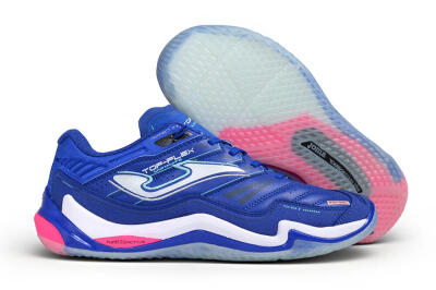 Joma Top Flex IC Indoor & Futsal Soccer Shoes - Blue/Royal Blue/Electric Pink