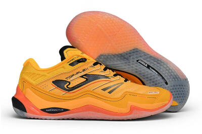 Joma Top Flex IC Indoor & Futsal Soccer Shoes - Orange/Vibrant Tangerine/Black Onyx