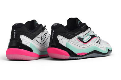 Joma Top Flex IC Indoor & Futsal Soccer Shoes - White/Mint Green/Electric Pink