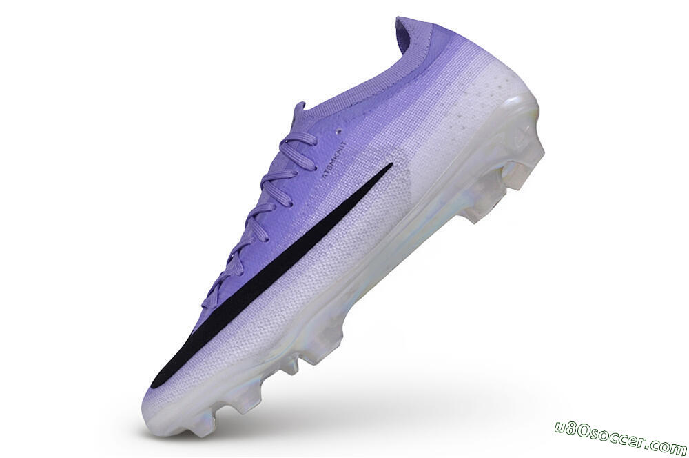 Nike Air Zoom Mercurial Vapor 17 Elite FG Firm Ground Soccer Cleats - Purple/Light Purple/Iridescent White 5