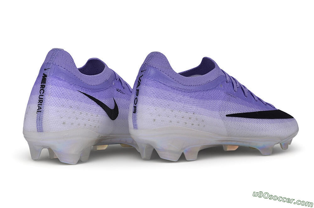 Nike Air Zoom Mercurial Vapor 17 Elite FG Firm Ground Soccer Cleats - Purple/Light Purple/Iridescent White 6