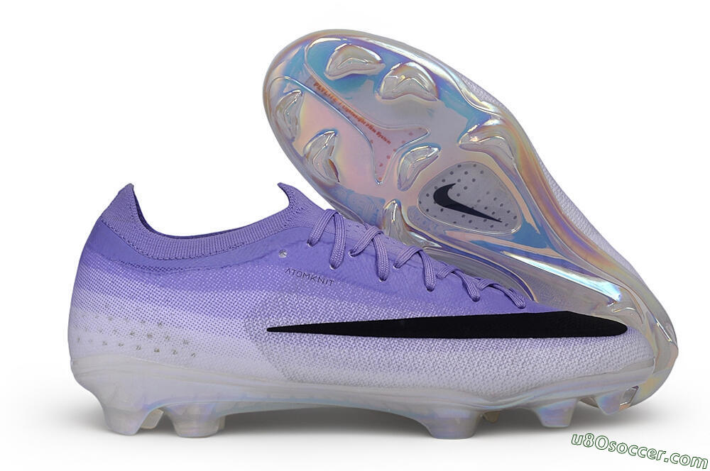 Nike Air Zoom Mercurial Vapor 17 Elite FG Firm Ground Soccer Cleats - Purple/Light Purple/Iridescent White 1