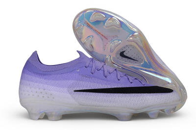 Nike Air Zoom Mercurial Vapor 17 Elite FG Firm Ground Soccer Cleats - Purple/Light Purple/Iridescent White