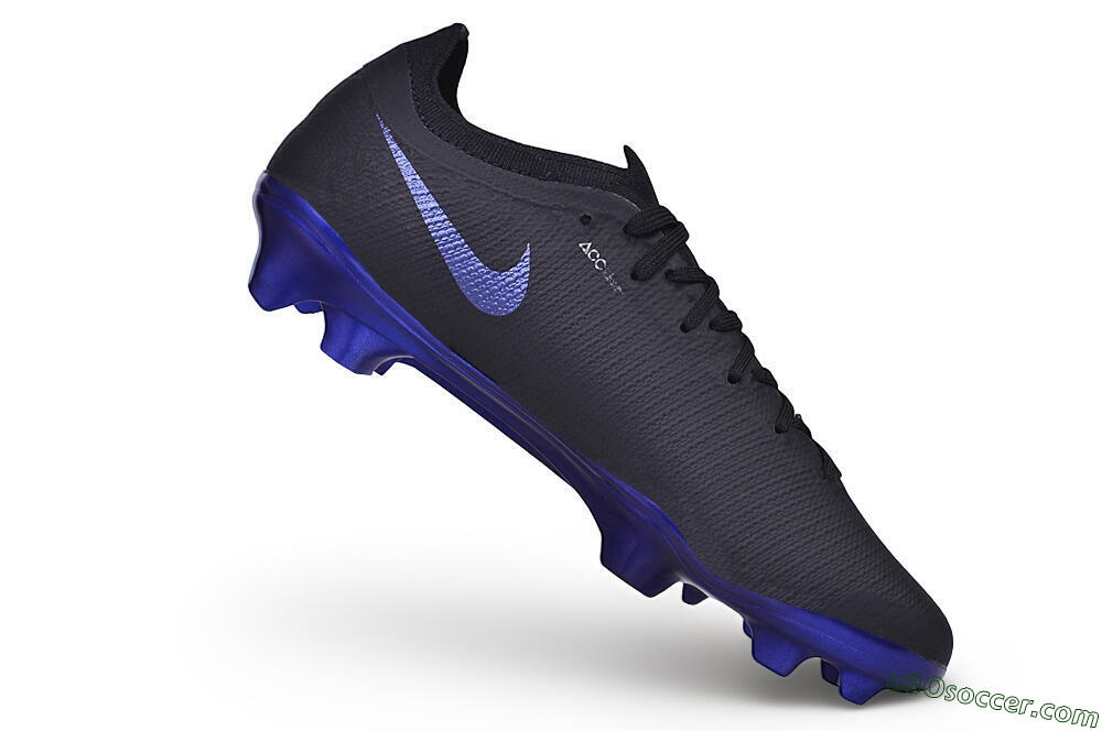 Nike Air Zoom Mercurial Vapor 17 Elite FG Firm Ground Soccer Cleats - Black/Black/Hyper Royal 4