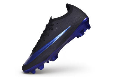 Nike Air Zoom Mercurial Vapor 17 Elite FG Firm Ground Soccer Cleats - Black/Black/Hyper Royal