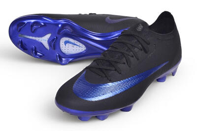 Nike Air Zoom Mercurial Vapor 17 Elite FG Firm Ground Soccer Cleats - Black/Black/Hyper Royal