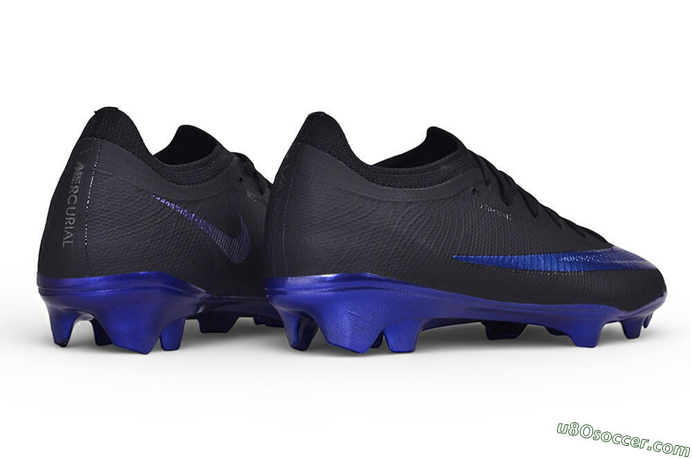 Nike Air Zoom Mercurial Vapor 17 Elite FG Firm Ground Soccer Cleats - Black/Black/Hyper Royal 6
