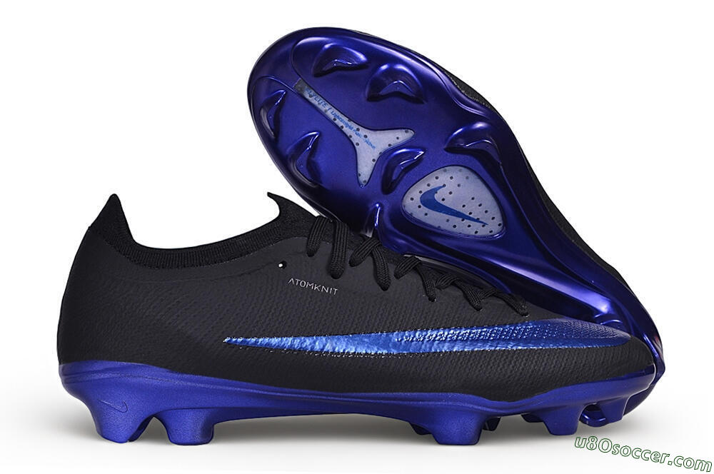 Nike Air Zoom Mercurial Vapor 17 Elite FG Firm Ground Soccer Cleats - Black/Black/Hyper Royal 1