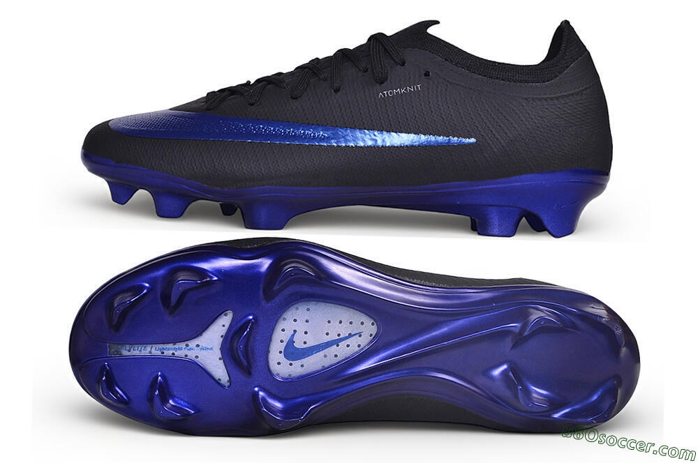 Nike Air Zoom Mercurial Vapor 17 Elite FG Firm Ground Soccer Cleats - Black/Black/Hyper Royal 0