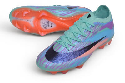 Nike Air Zoom Mercurial Vapor 17 Elite FG Firm Ground Soccer Cleats - Blue/Turquoise/Bright Crimson
