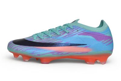 Nike Air Zoom Mercurial Vapor 17 Elite FG Firm Ground Soccer Cleats - Blue/Turquoise/Bright Crimson