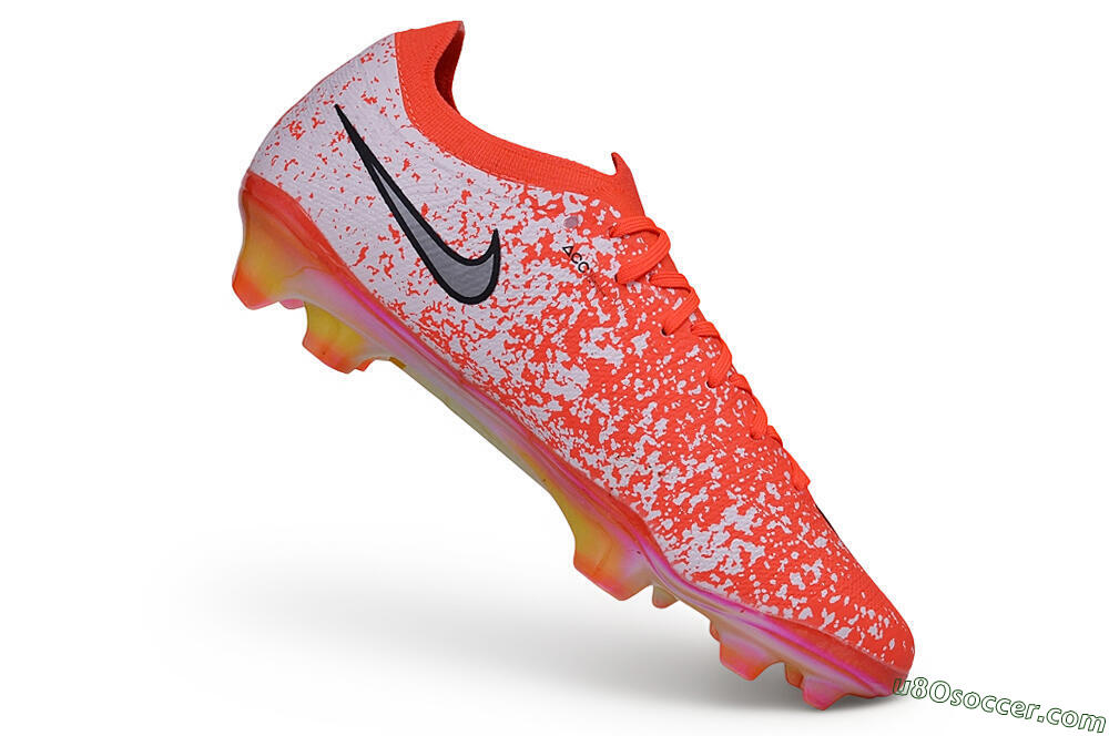 Nike Air Zoom Mercurial Vapor 17 Elite FG Firm Ground Soccer Cleats - Orange/Bright Crimson/Metallic Silver 4