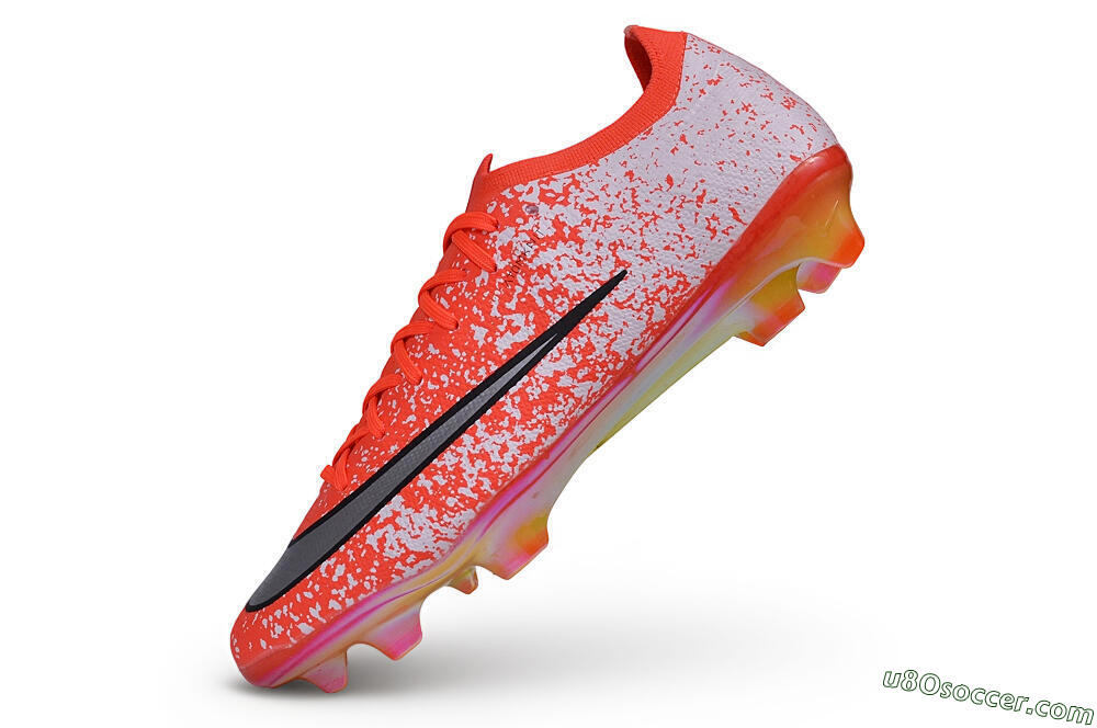 Nike Air Zoom Mercurial Vapor 17 Elite FG Firm Ground Soccer Cleats - Orange/Bright Crimson/Metallic Silver 5