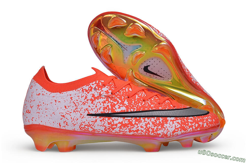 Nike Air Zoom Mercurial Vapor 17 Elite FG Firm Ground Soccer Cleats - Orange/Bright Crimson/Metallic Silver 1