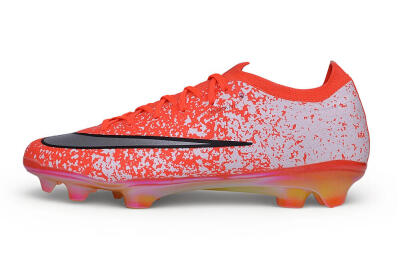 Nike Air Zoom Mercurial Vapor 17 Elite FG Firm Ground Soccer Cleats - Orange/Bright Crimson/Metallic Silver