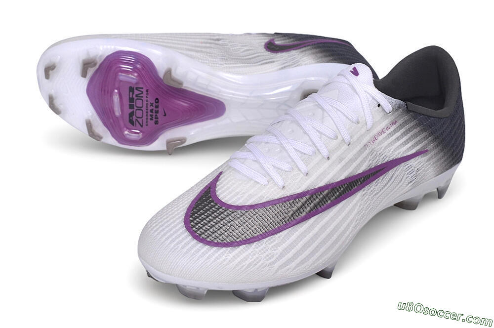Nike Air Zoom Mercurial Superfly 11 Elite FG Firm Ground Soccer Cleats - White/Platinum Tint/Voltage Purple 3