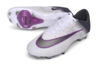Nike Air Zoom Mercurial Superfly 11 Elite FG Firm Ground Soccer Cleats - White/Platinum Tint/Voltage Purple