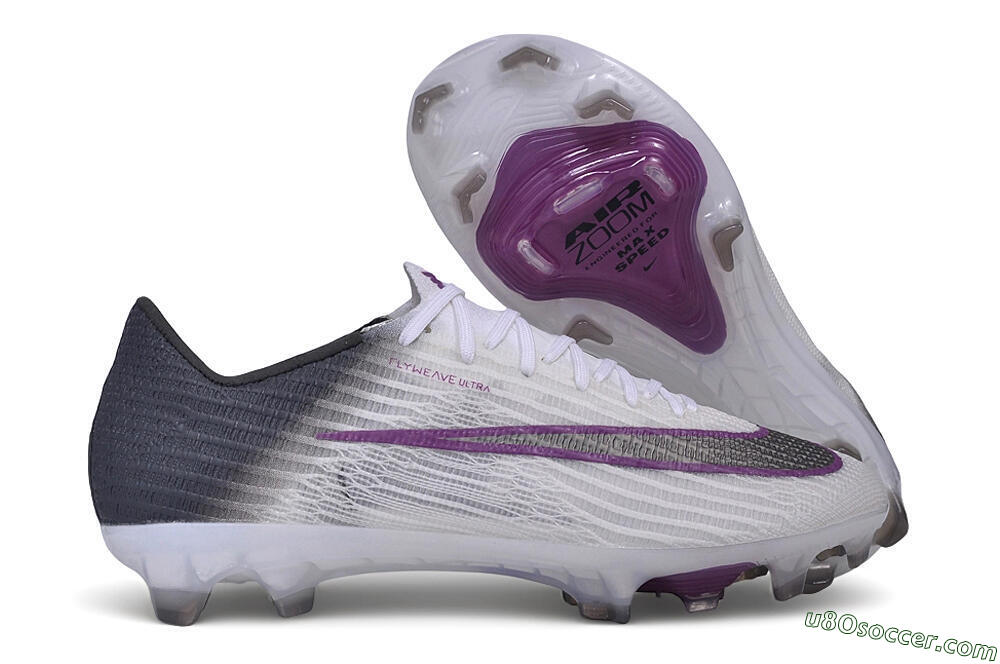 Nike Air Zoom Mercurial Superfly 11 Elite FG Firm Ground Soccer Cleats - White/Platinum Tint/Voltage Purple 1