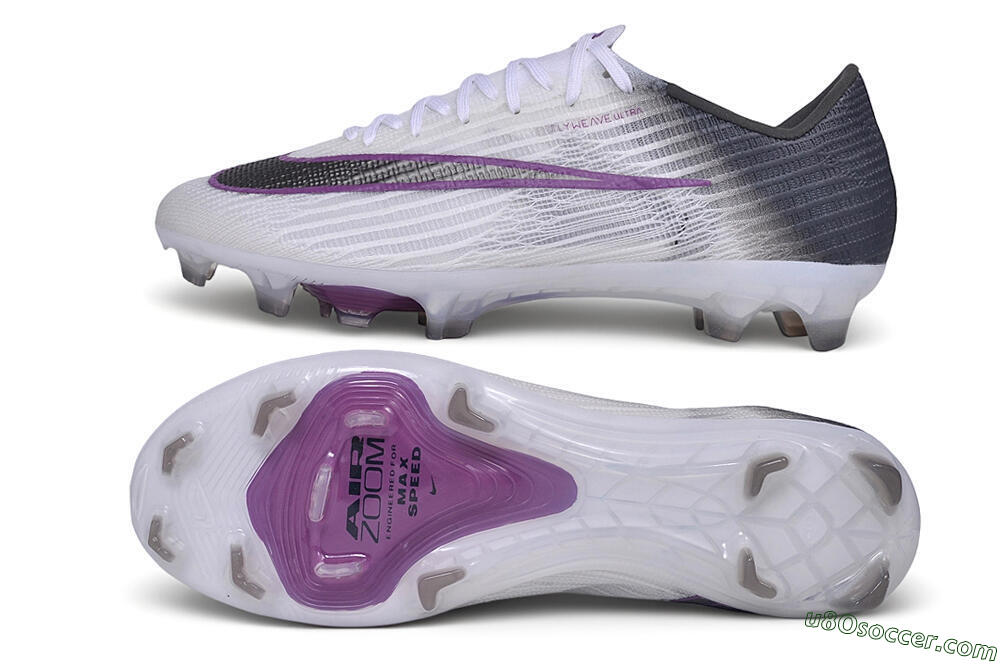 Nike Air Zoom Mercurial Superfly 11 Elite FG Firm Ground Soccer Cleats - White/Platinum Tint/Voltage Purple 0