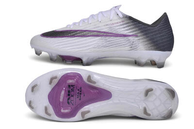 Nike Air Zoom Mercurial Superfly 11 Elite FG Firm Ground Soccer Cleats - White/Platinum Tint/Voltage Purple