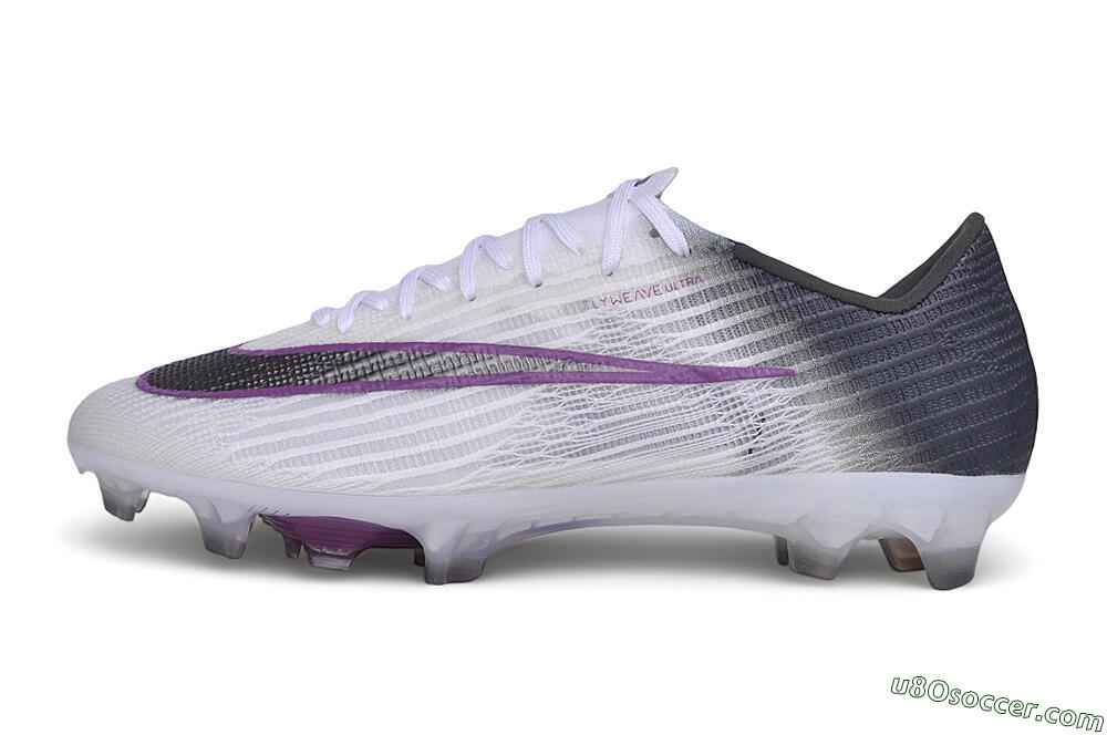 Nike Air Zoom Mercurial Superfly 11 Elite FG Firm Ground Soccer Cleats - White/Platinum Tint/Voltage Purple 2