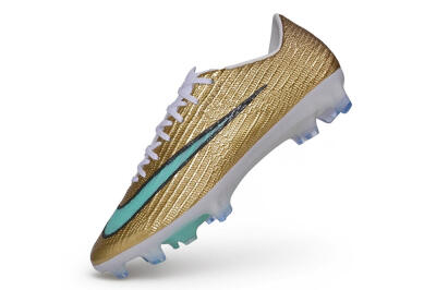 Nike Air Zoom Mercurial Superfly 11 Elite FG Firm Ground Soccer Cleats - Gold/Metallic Gold/Mint Green